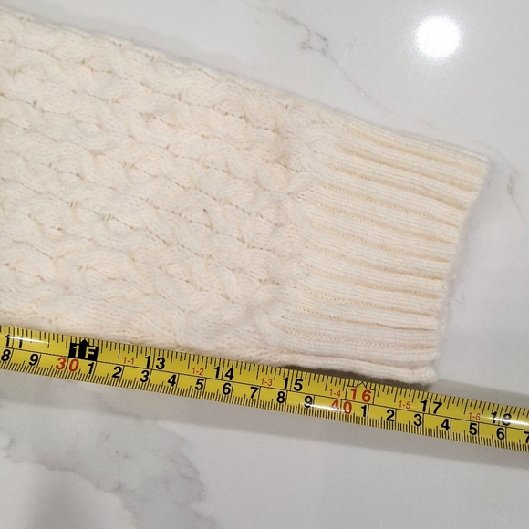 Talbots~NWOT~Joyful Fair Isles~Womens~Ivory~Zip Cardigan~MSRP $100~Size Large - Picture 7 of 8